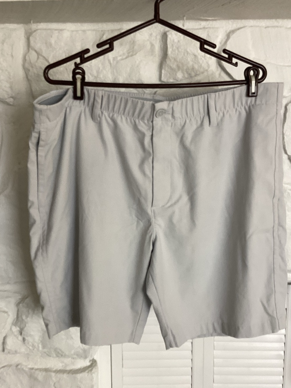 Under Armour Light Gray Athletic Shorts